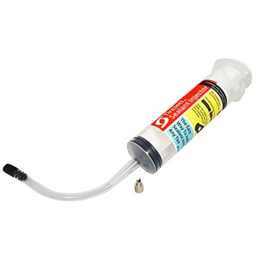 Off-Road Tire Sealant with Sealant Injector for Compact Tractor, Skidsteer - Flat Tire Protection Kit - Repair, Prevent, Seal F