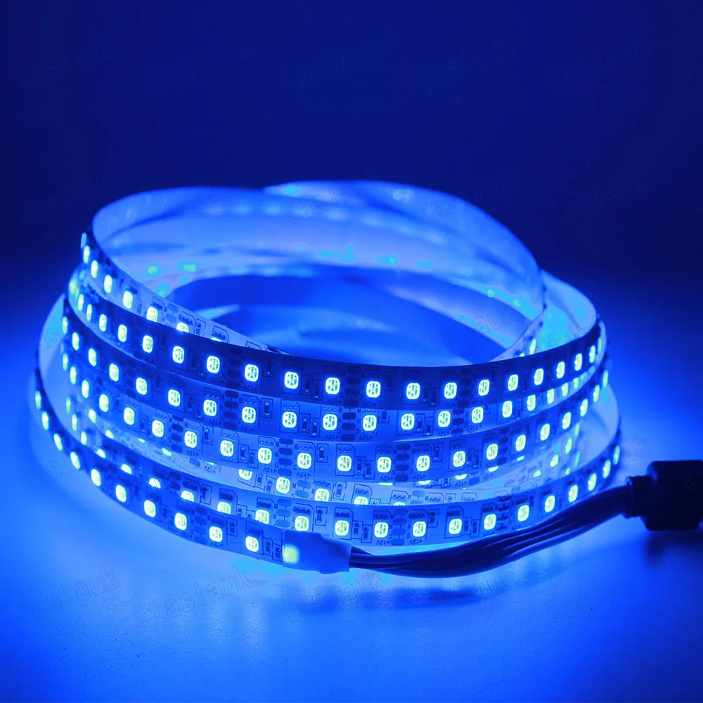 5mm 8mm Double row 16mm RGB LED Strip 3535 RGB Color Changeable DC12V Flexible LED Light tape 120 240LEDs/m 5m/lot.