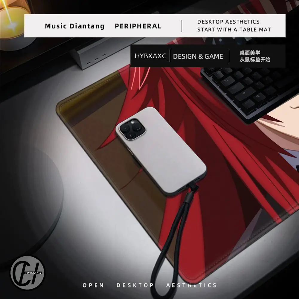High School Dxd Mouse Pad Cute HD Desk Pad Extended Gaming Keyboard Mats Large 90x40cm XXL Gamer Mousepad