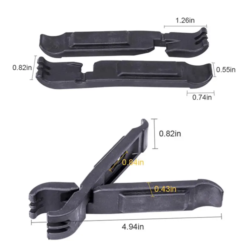 Рычаги для велосипедных шин, рычаг для шин, инструмент для ремонта цепи велосипеда, ложка для шин, инструмент для замены шин