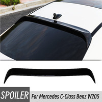 Rear Window Roof Car Spoiler Wing For 2014-2020 Mercedes C-Class Benz W205 180 200 250 260 63 Black Carbon Tuning Accessories