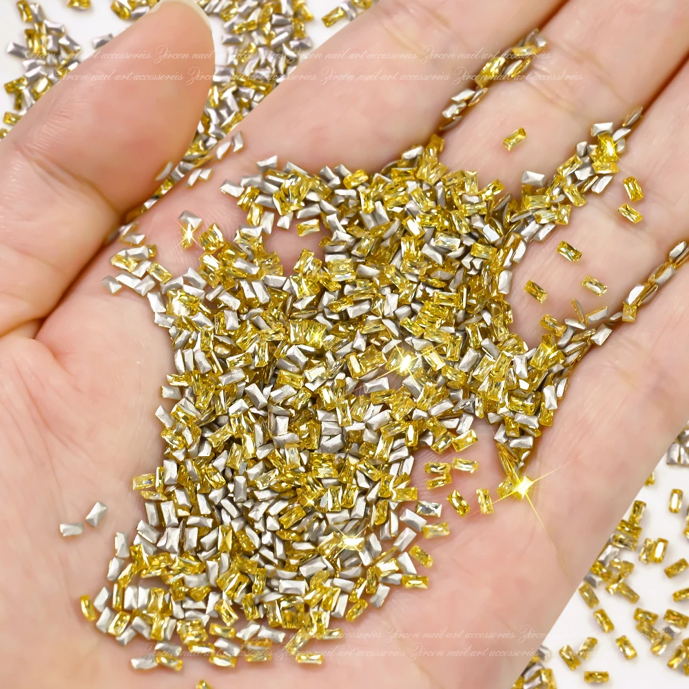 100 szt. Mini Błyszczące Cyrkonie do Zdobienia Paznokci, Szpiczaste, Kształt Końskiego Oka, Kwadratowe Kamienie Szlachetne, Olśniewające Kryształowe Diamenty, Ozdoby do Paznokci