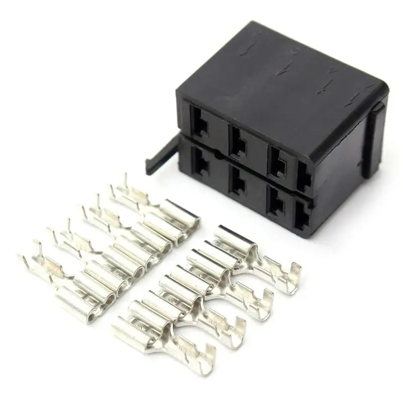 10 Sets Carling ARB Rocker Switch Wire Spade Terminal Connector Plug Socket Fit For Car Boat SUV New