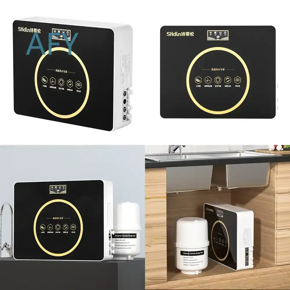 Portable Reverse Osmosis Water Filtration System Tankless RO Filter for Household Hotel Purification Manual Power Source for