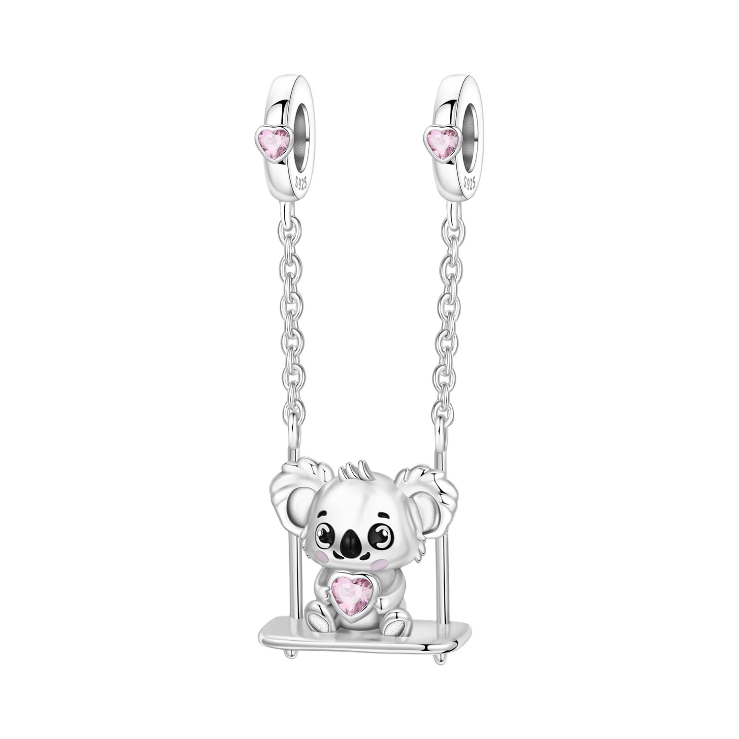 

Orstarry 925 Sterling Silver Swing Koala Animal Beads Original Pendant Bracelet Charm Jewelry Party DIY Trendy Gifts