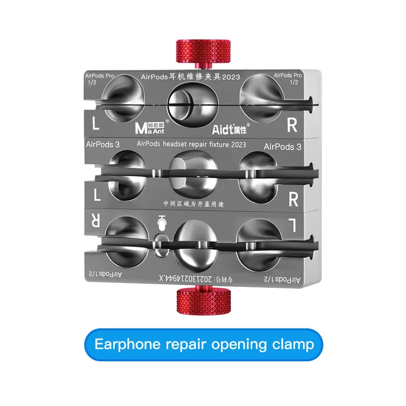 MaAnt سماعة إصلاح غطاء فتح تركيبات ل Airpods1/ 2/ PRO سلس التفكيك والتجميع استبدال البطارية تركيبات