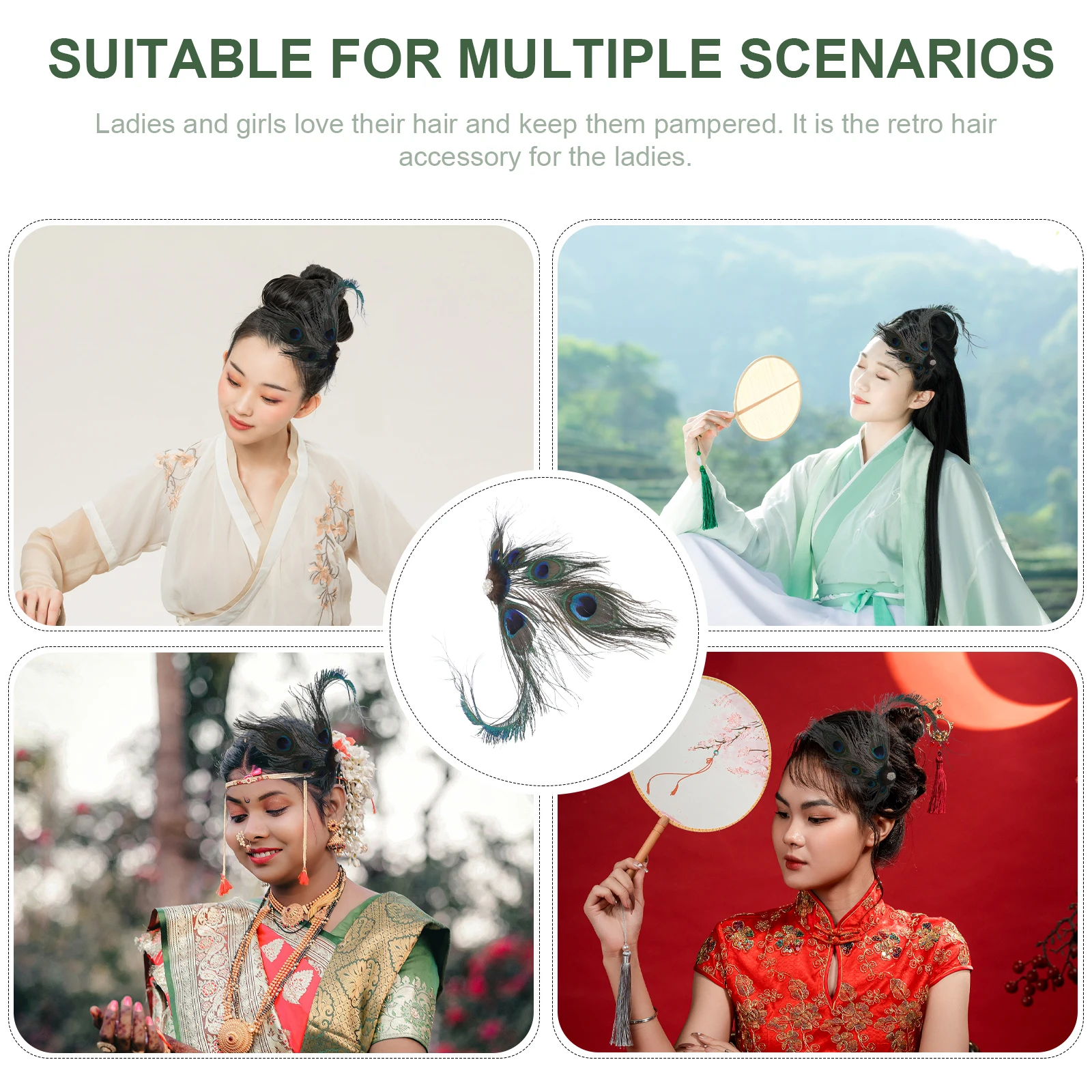 

Retro Hair Clip Women Vintage Barrette Hairpin Elegant Accessories Girls Wedding Party Banquet Performance Long Lasting