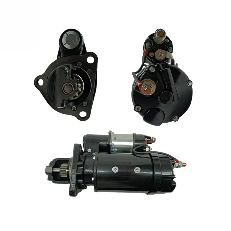 Motor de Partida Automático 12V 4.6KW 12T para Cummins 8.3L ISC para Caminhões Pesados KENWORTH T300 10461169 6613N