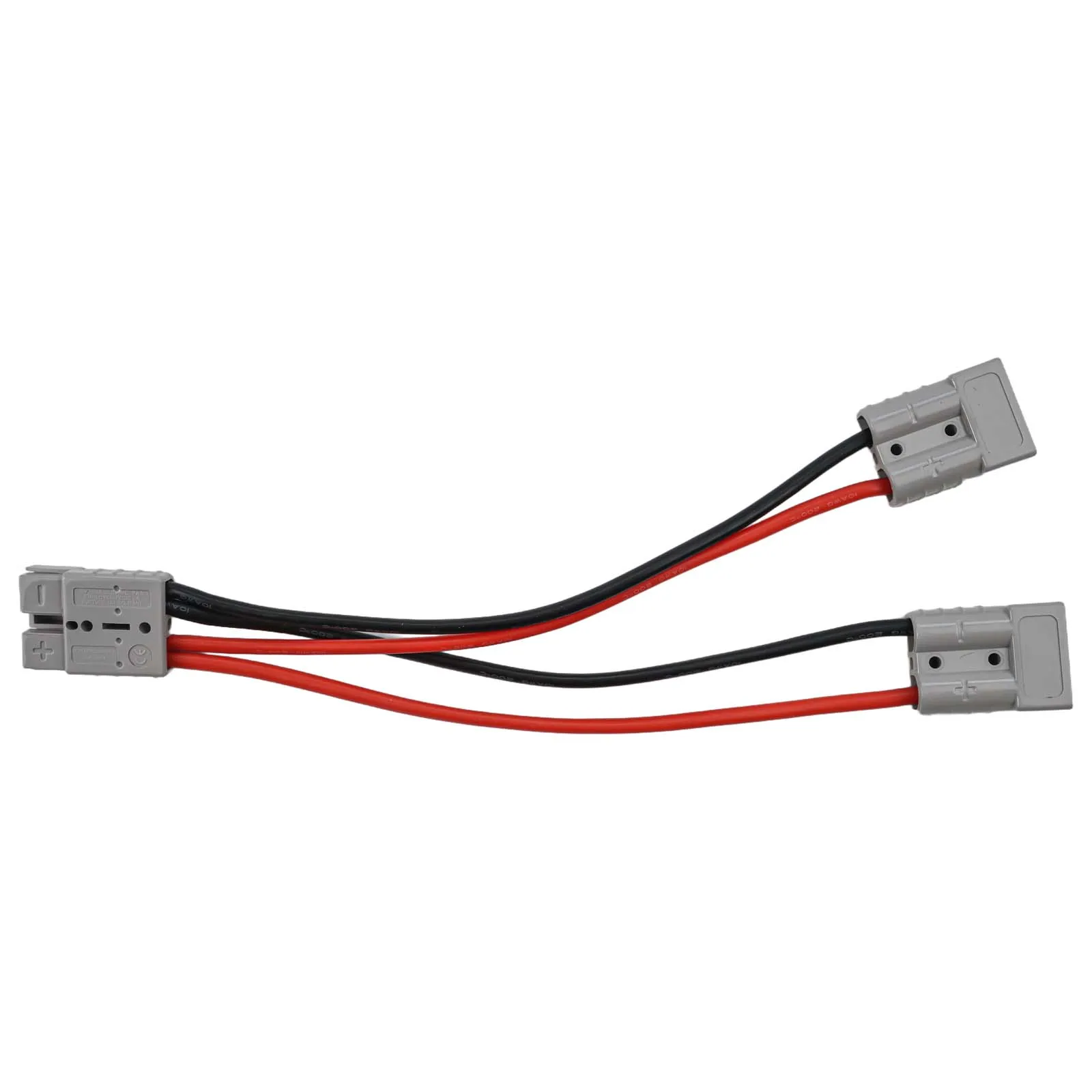 50A For Anderson Style Double Y Cable Adapter 6mm Battery Connector Extension for Parallel Power Distribution System Setup