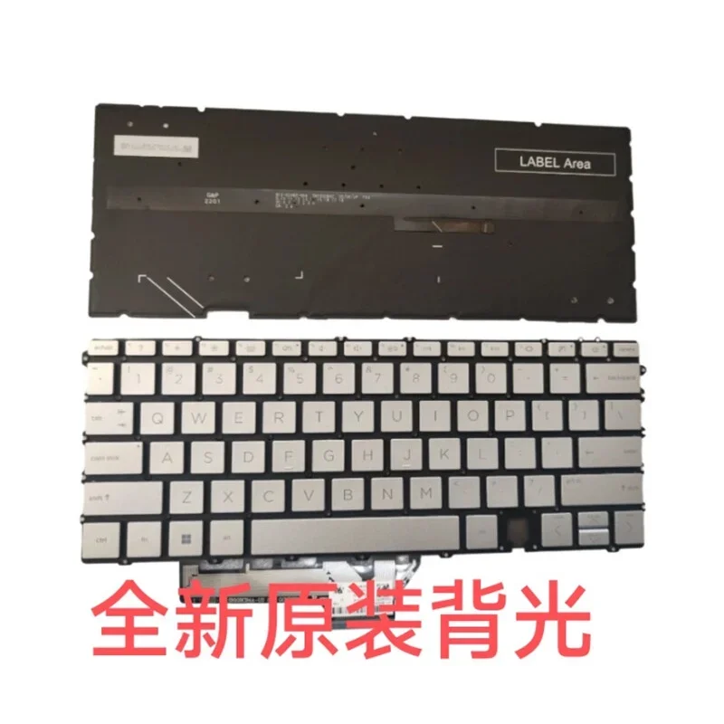 Imagem -02 - Teclado dos Eua para hp Spectre X360 14-ef1047nr 14-ef0068tu 14-ef0013dx Tpn-c155