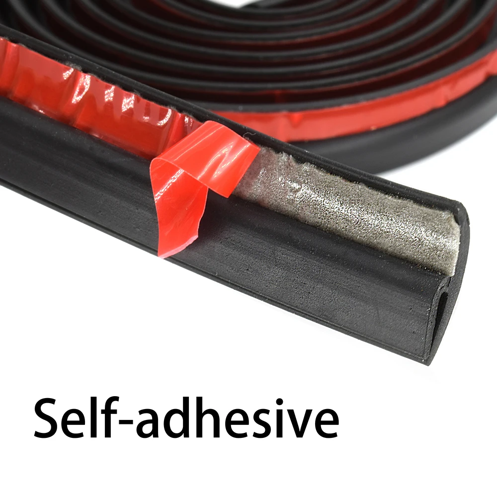 H-Type 4M Rubber Car Front Rear Windshield Panel Seal Strip Weatherstrip Dustproof For Ford VW Toyota Nissan Hyundai Kia Acura
