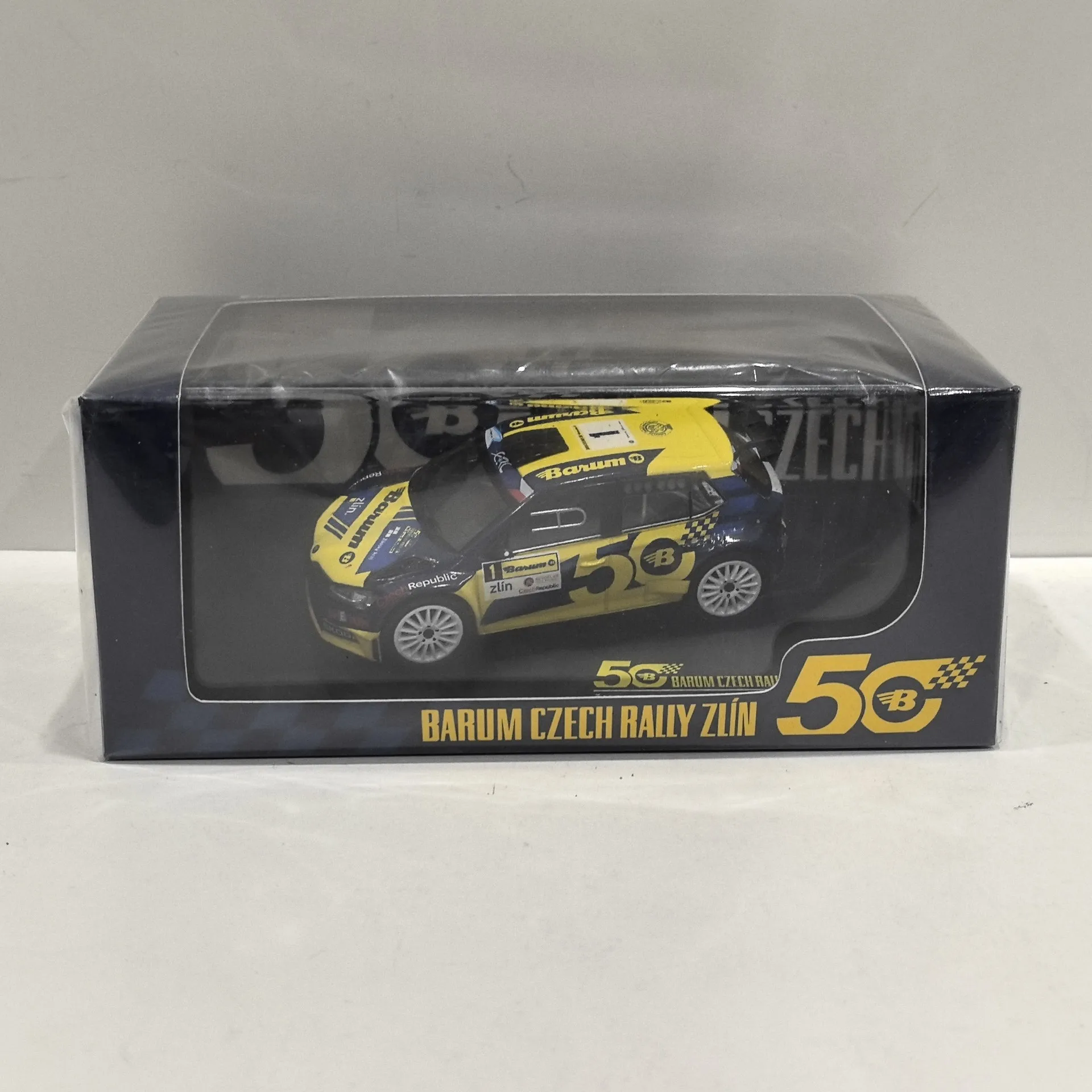 Diecast IXO 1/43 Scale SKODA FABIA R5 EVO #1 Skoda Alloy Car Model Collectible Toy Gift Souvenir Display Ornament