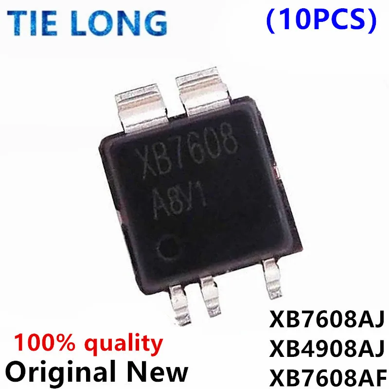 10PCS original XB7608AJ CPC 5 XB7608AF XB7608A 2.4A lithium battery protection IC chip 5V xb4908AJ xb4908