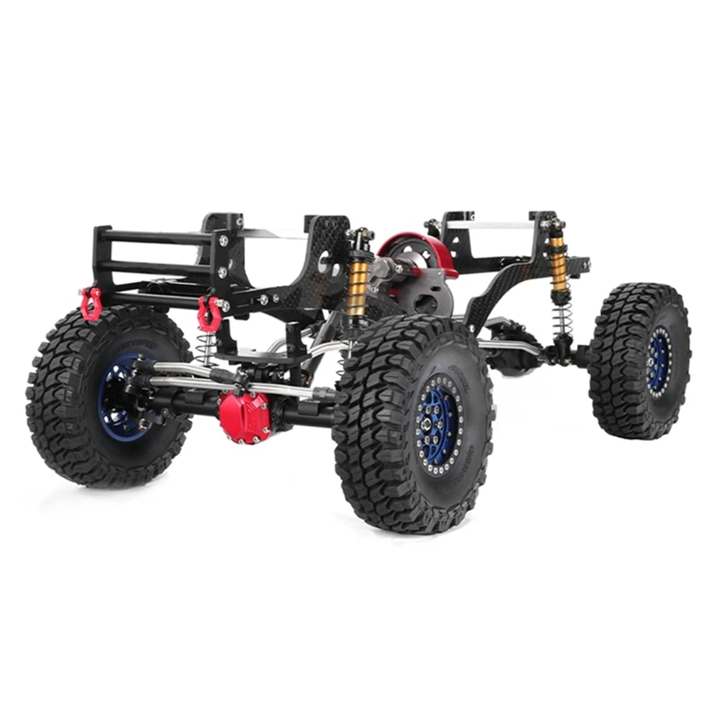 المصد الأمامي المعدني LCG مع خطاف السحب لمحور SCX10 Traxxas TRX4 1/10 RC قطع غيار السيارات الزاحفة DIY الملحقات، أ