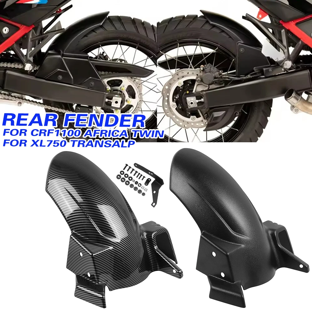 

For Honda CRF1100 L Africa Twin Adventure Sports XL750 TRANSALP Fender Hugger Rear Cover Back Mudguard Splash Guard Protector