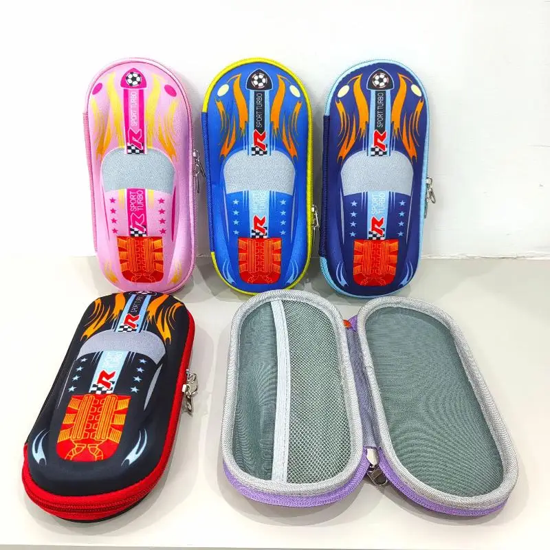 

1Pcs EVA Pen Case Boyut Bag 3D Racing Car Pencil Cases Cartoons School Pencil Case For Children Stationery Box