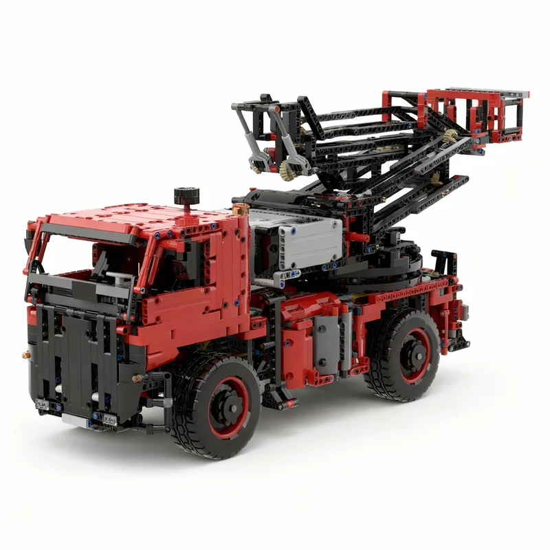 

3022pcs MOC Mobile Articulated Boom Lift 2 0 Technical Model Building Blocks Construction Toy Christmas Gifts DIY Creative Idea