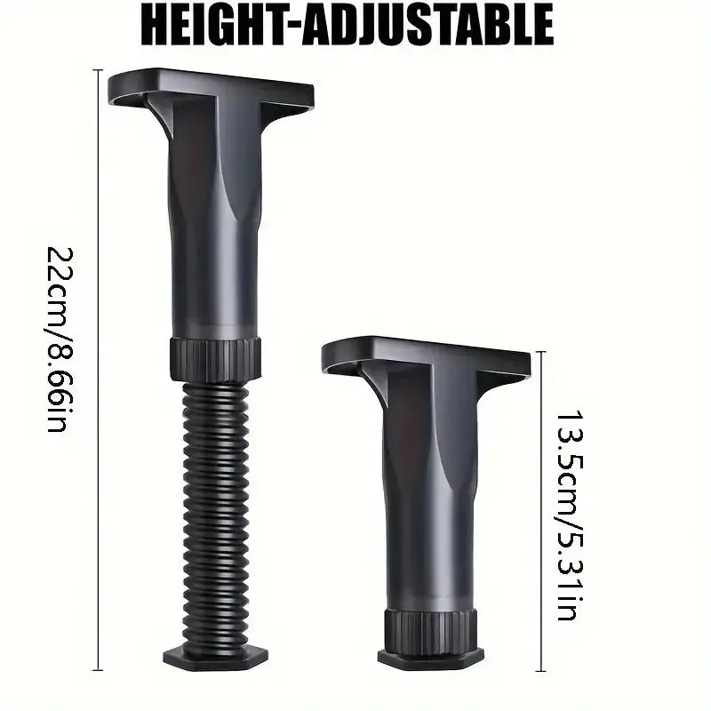 2-16Pack Adjustable Bed Support Legs,5-14 Inch Height Range,Fits King&Queen,Easy Install,Sturdy Support,No Electricity Needed