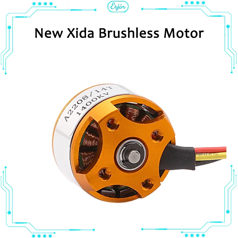 3pcs New Xida Brushless Motor Flight Model Xxda2212 Kv930 Kv1000 1400 2200 2450 Brushless Motor Flight Motor Powerful