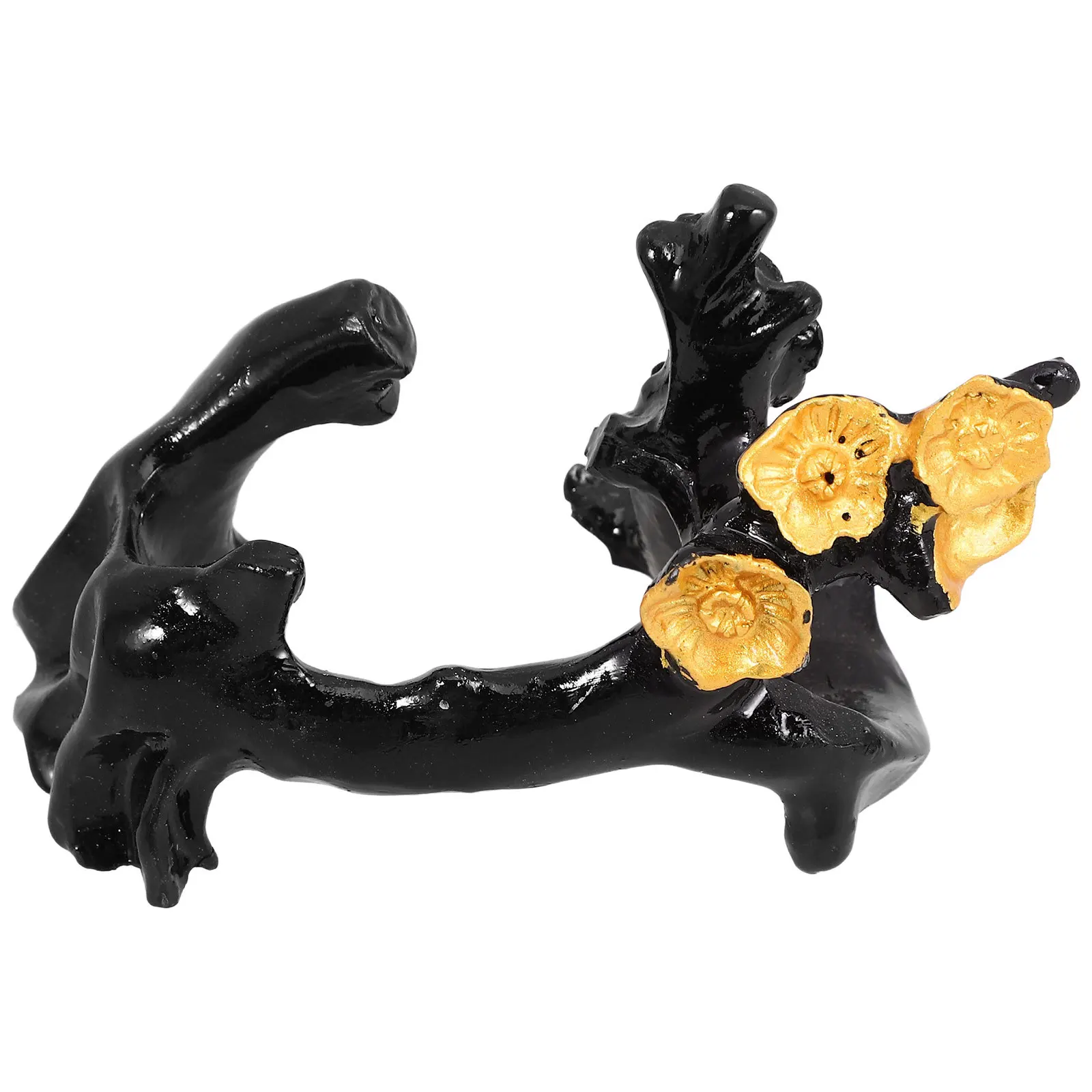 

Bracelet Display Stand 25cm Slot Width Resin Plum Blossom Design Jewelry Holder Storage for Bangles Beaded Bracelet Display