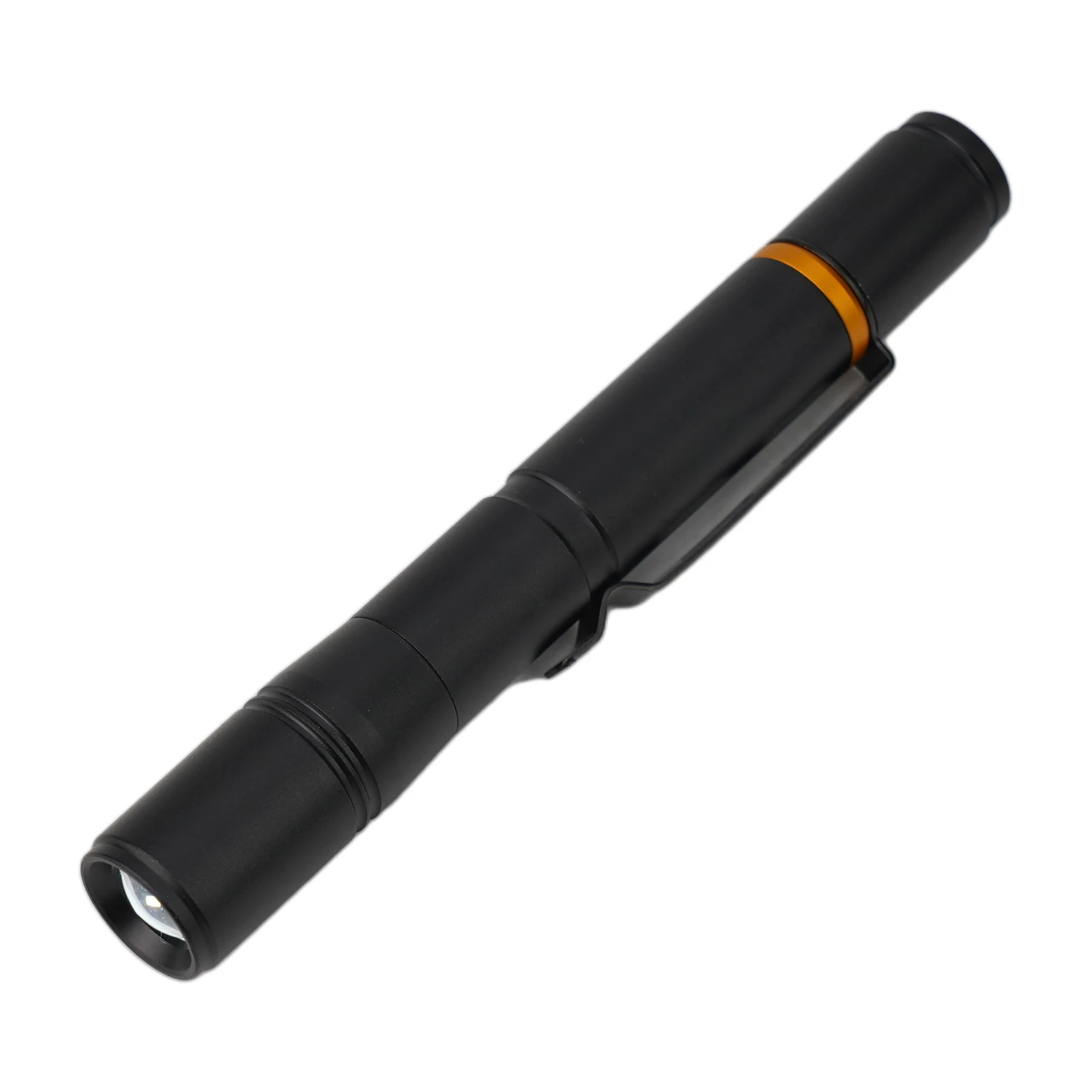 1 Pcs Flashlight Dual Light Parts Pen Light 4-10H Aluminum Alloy Two Modes Dual light Handheld LED 128*16*14mm