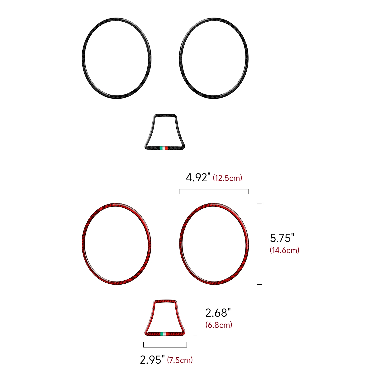 Car Dashboard Display Screen Panel Soft Carbon Fiber Interior Sticker For Alfa Romeo 156 (1997-2007) Trim Accessories