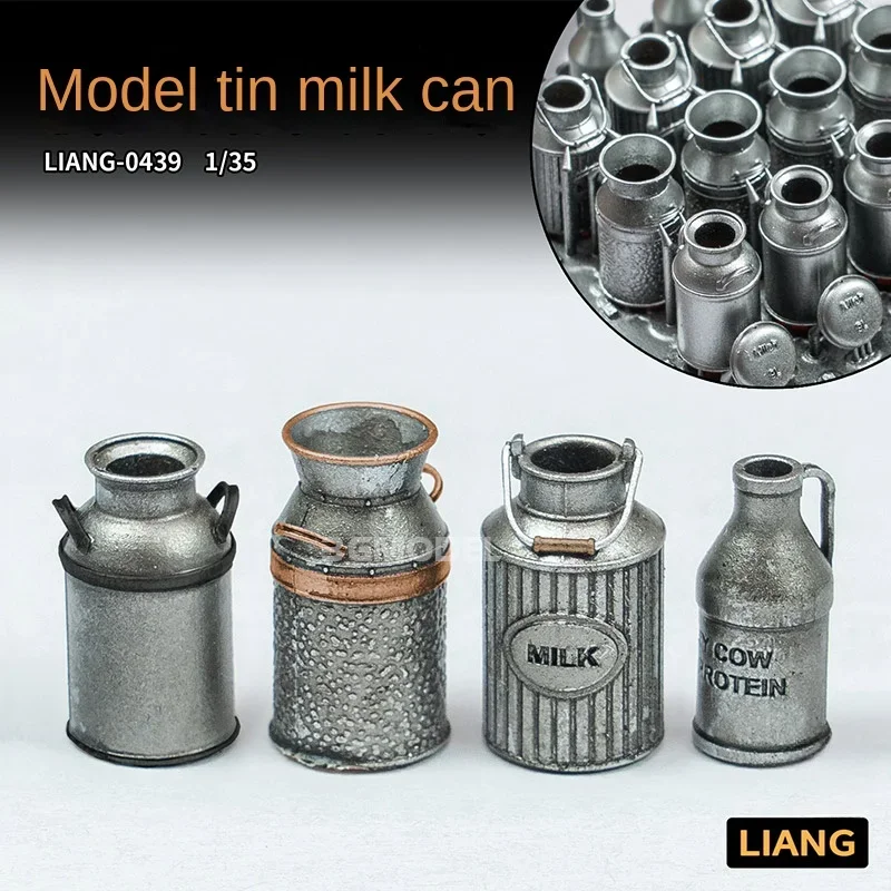 

LIANG Scene Accessories 0439 Tin Milk Tank Multi-style 3D Printing Transformation 1/35