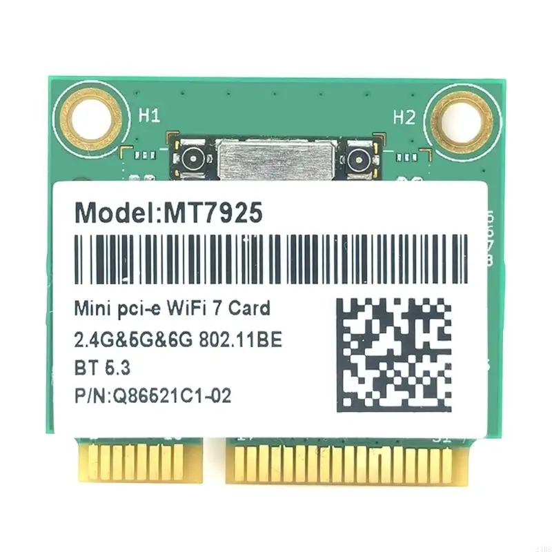 

MT7925 1200Mbps WiFi7 Wireless Adapter Networking Card 2.4G 6G Triple Band Bluetooth-compatible Desktop Networking 24BB