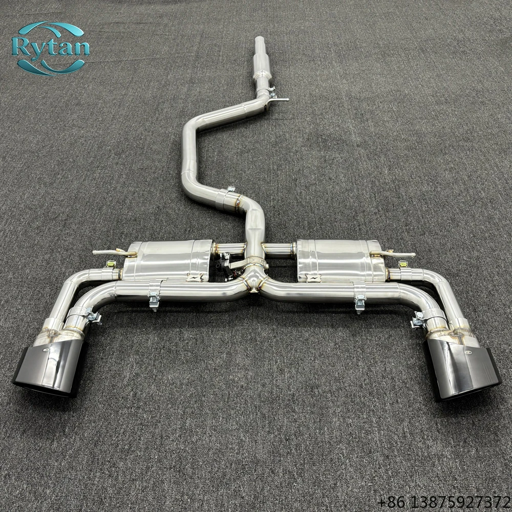 

Выхлопная система Rytan Valvetronic из нержавеющей стали 304 (Catback) для A3 2.0T, тюнинг под RS3, без насадок