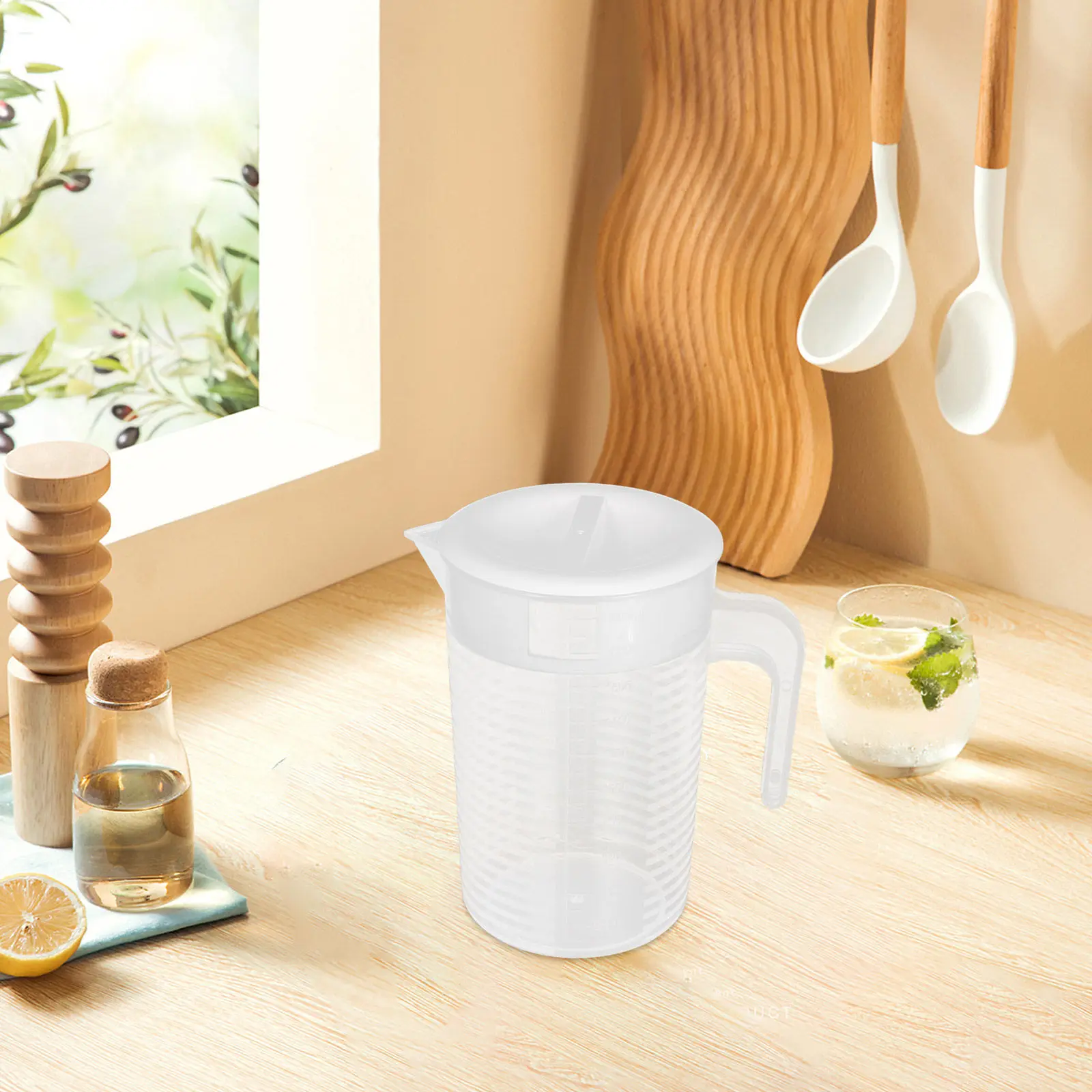 

Набор из 2 кувшинов для сока объемом 2 л с герметичной крышкой, прозрачные пластиковые контейнеры для напитков, для использования в холодильнике, большой объем для холодного чая и лимонада