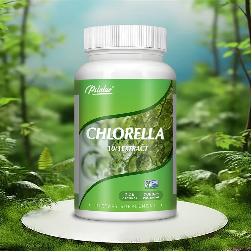 Chlorella - Liver Cleansing, Detoxification and Repair - Superfood Detox Supplement, Helps Free Radicals