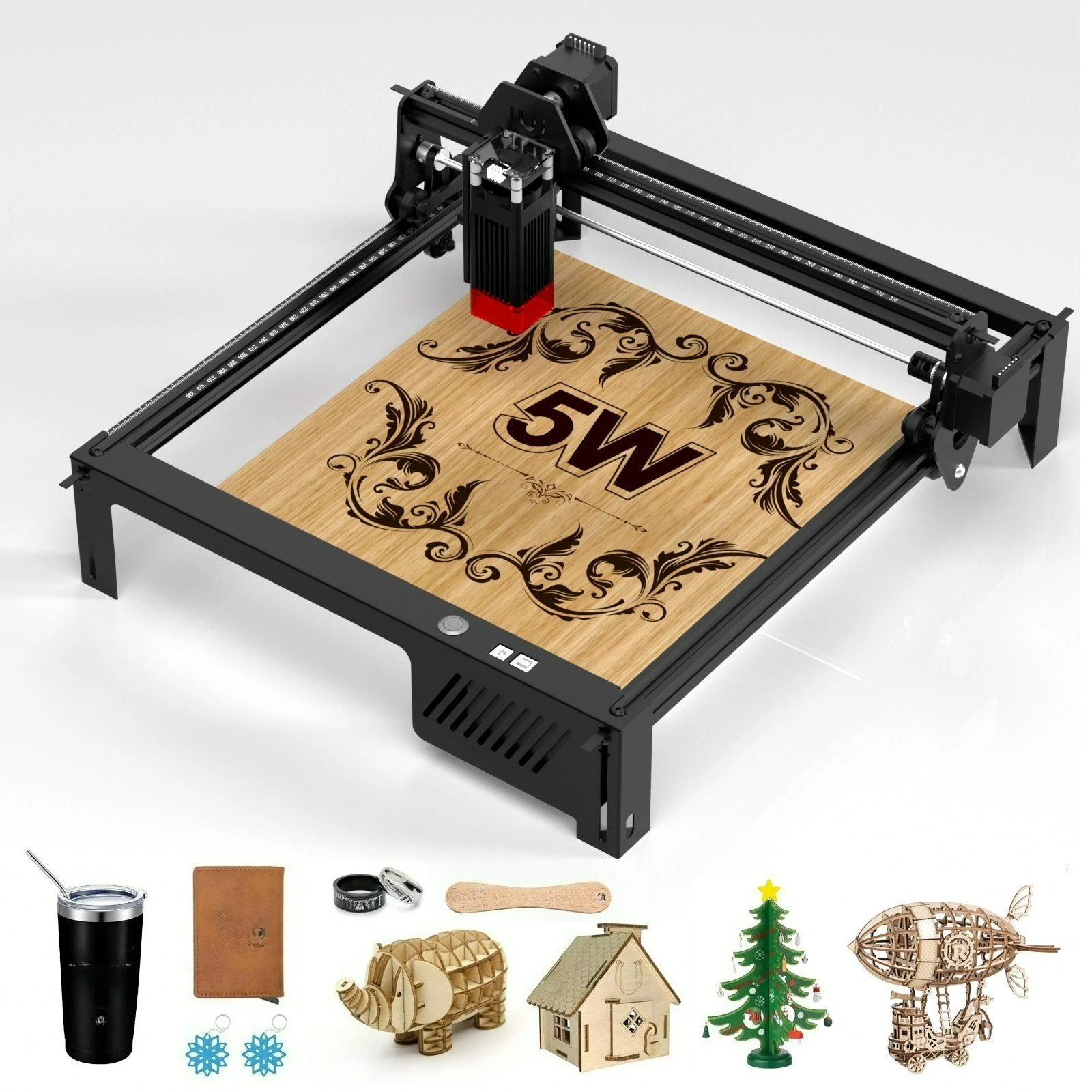 

Desktop small automatic cutting machine high power leaf carving stall leaf carrying easy marking machine