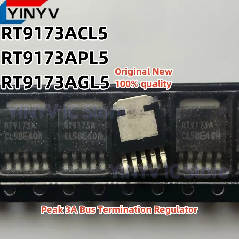 Free shipping 20PCS RT9173A RT9173ACL5 RT9173APL5 RT9173AGL5 TO252-5 Peak 3A Bus Termination Regulator Original New 100% quality