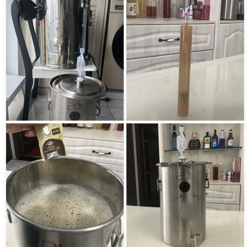 Stainless Steel Home Alcohol Distiller, Intelligent Temperature Control Wine Making Machine for Fruit Wine & Baijiu