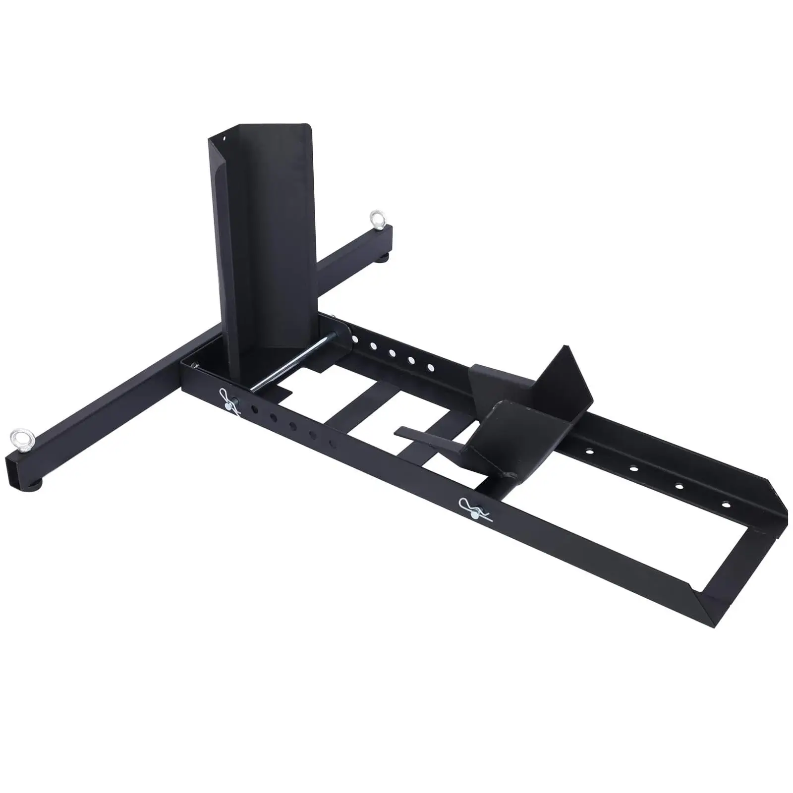 

Motorcycle Front Tire Chock 1800LBS Capacity Heavy Duty Steel Wheel Stop For 15"-22" Wheels