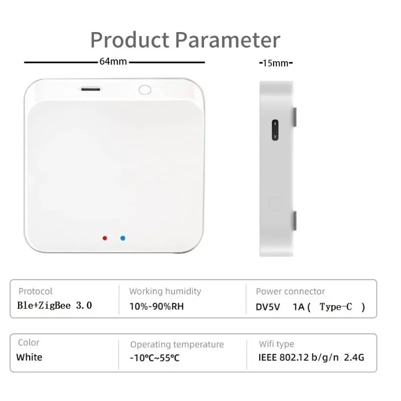 

Для Tuya Smart Multi Mode Gateway ZigBee Bluetooth Hub Wireless Smart Life APP Пульт дистанционного управления Мост работает с Alexa Google