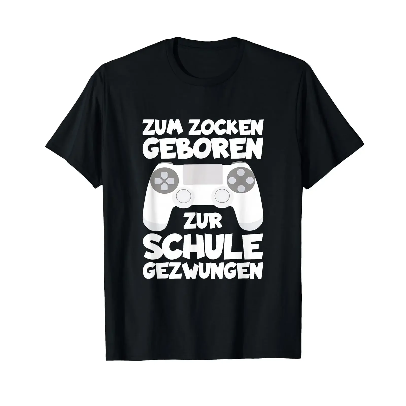 Born to Game Forced Go School Nerd Gaming T-Shirt im Vintage-Stil, leicht modisch, vielseitig, Unisex, bequem, stilvoll, weich