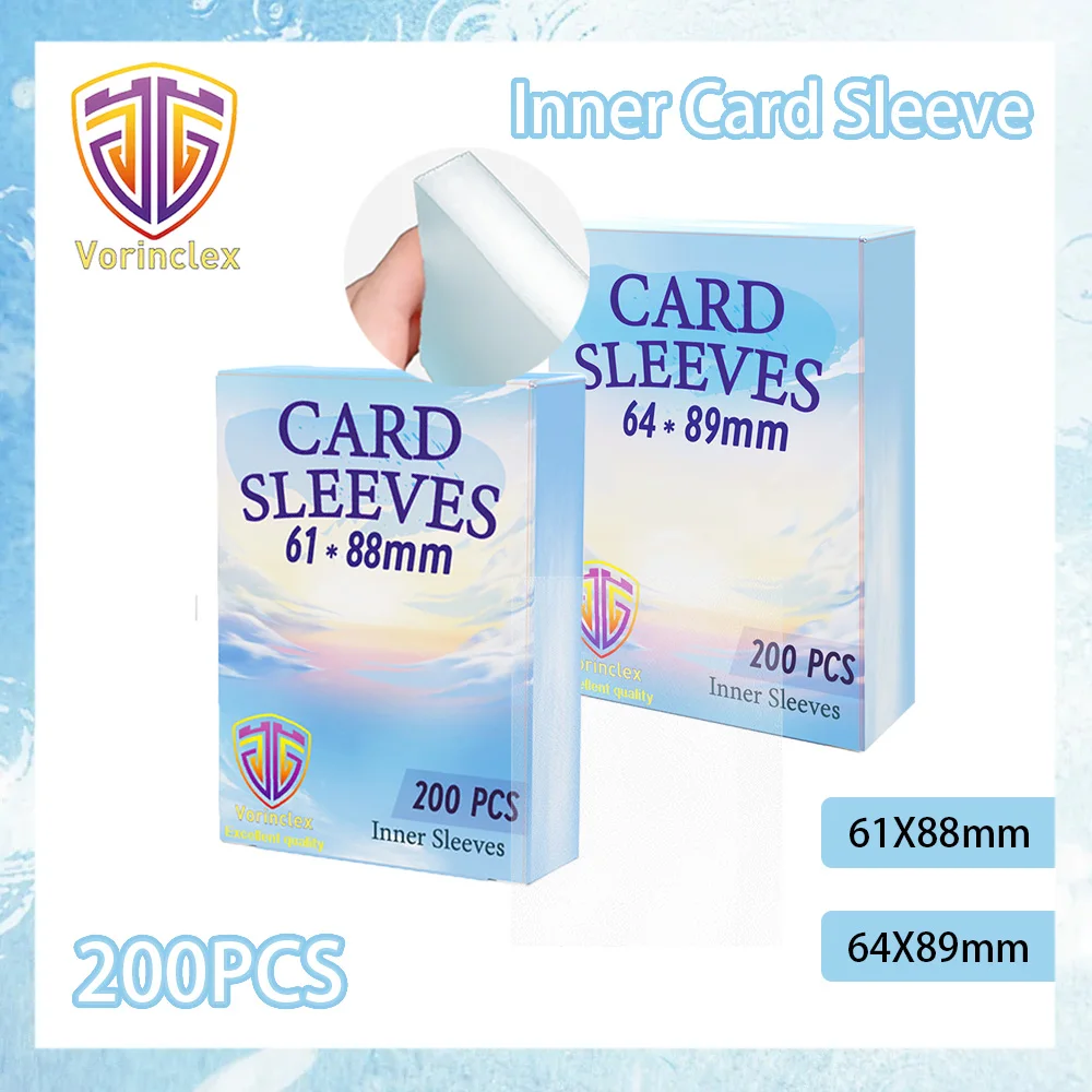 inner sleeve cards 1200 Pack Card Sleeves Clear, Perfect Fit Sleeves Ideal for Double-sleeving, Trading Card Compatible with MTG, PKM, TCG and Gaming (60 Microns) : Toys & Games the ideal choice for serious collectors and competitive players Perfect Fit Internal (Inner) Card