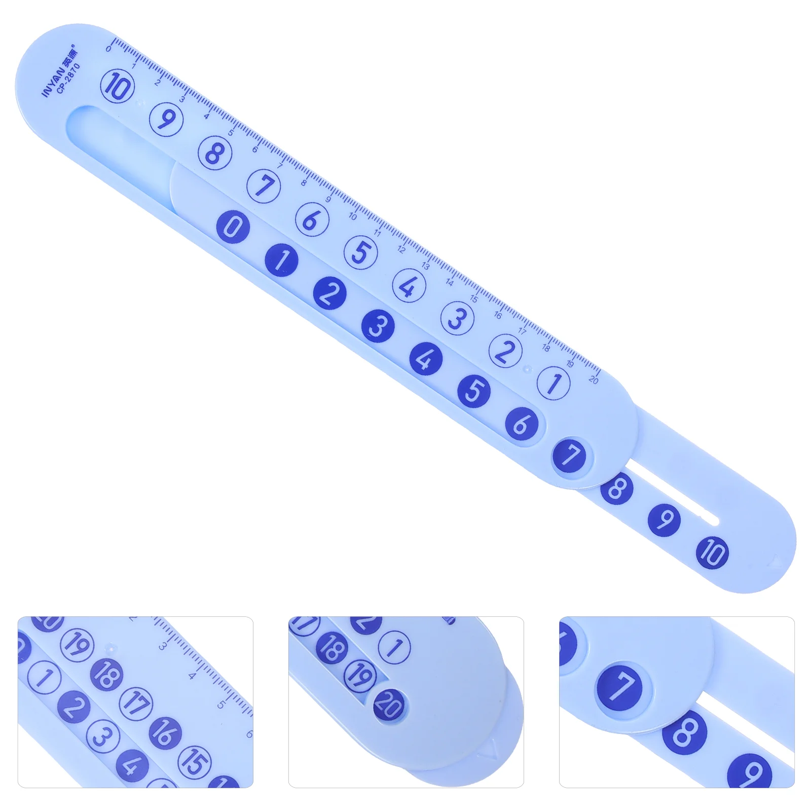 

Math Scale Slide Ruler for Learning Children Number Training Addition Subtraction