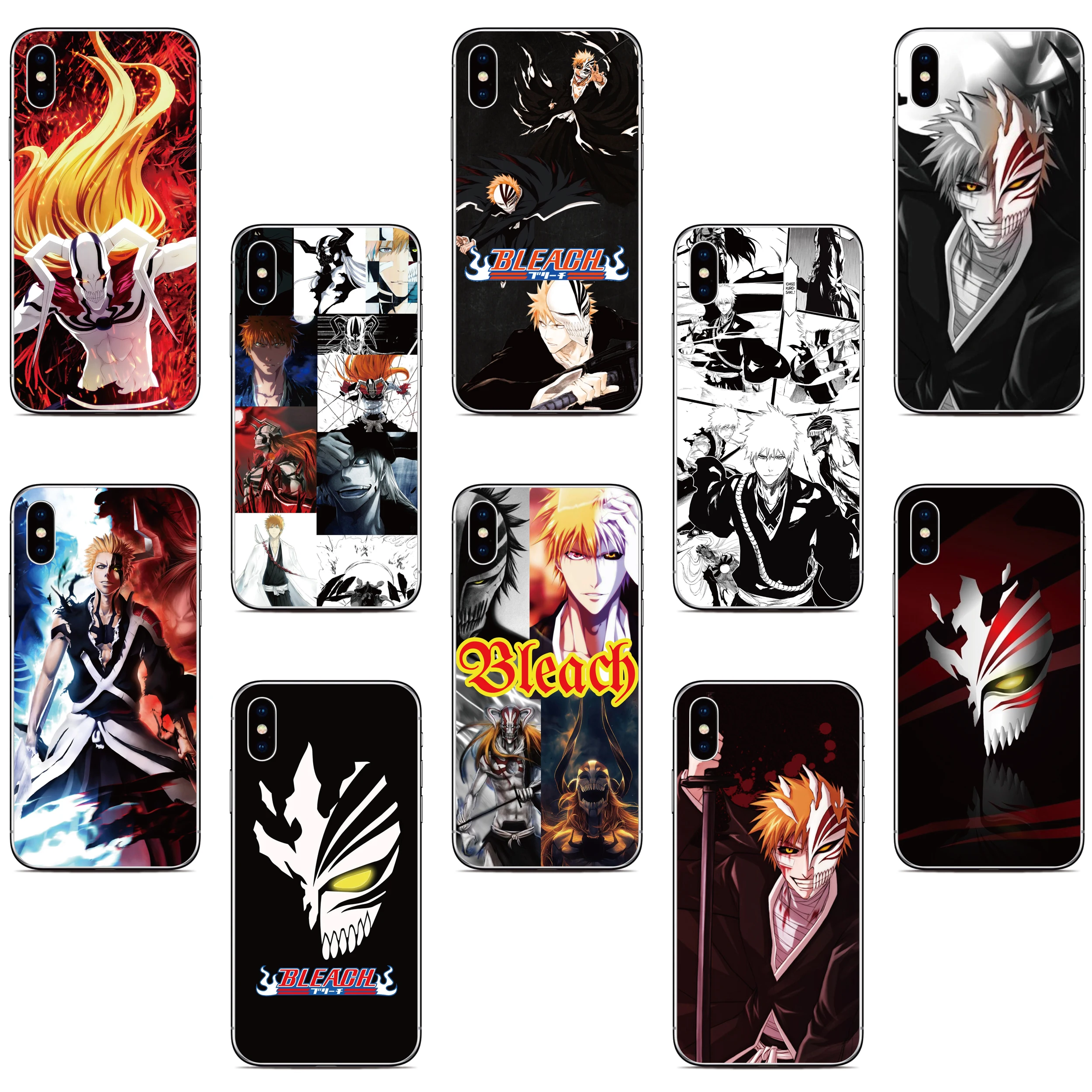 Bleach Anime Phone Case For For ZTE Blade A73 5G A53 Pro V50 V41 Smart V10 V30 V40 Vita A52 A72 A71 A51 A31 A3 A5 L8 L9 Cover