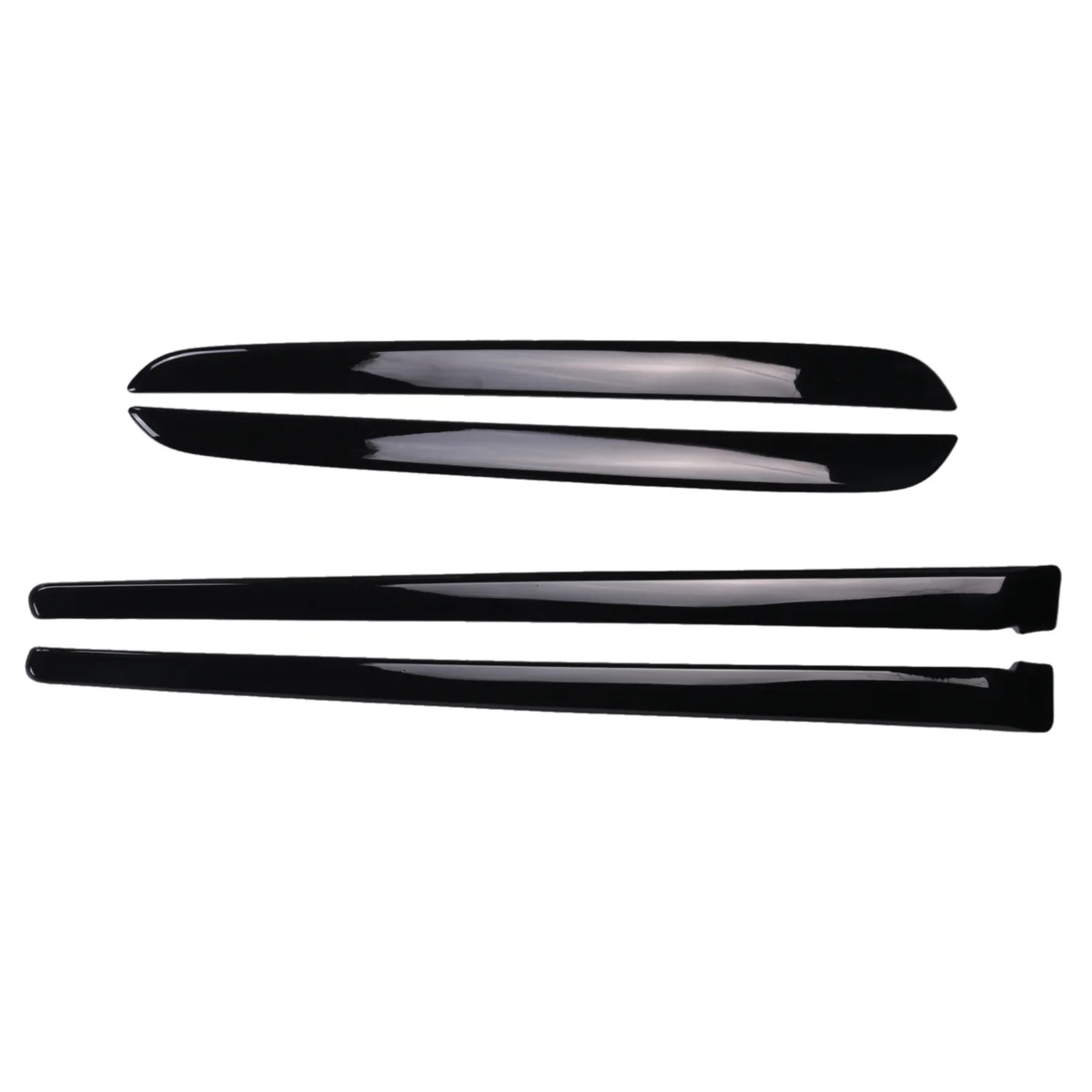 Voor Honda Hrv HR-V Vezel 2021 2022 Glanzend Zwarte Binnendeurpanelen Strip Decoratie Cover