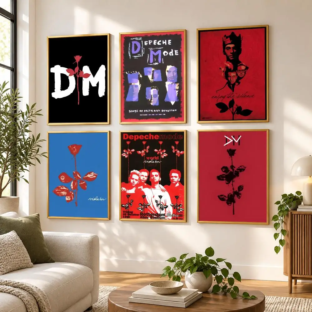 Electronic Rock Band Depeche Mode Poster HD art sticky wall waterproof home living room bedroom bar aesthetic decoration