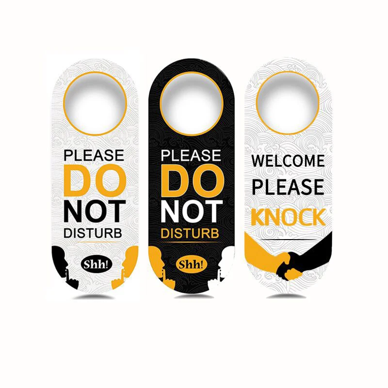 Please Do Not Disturb Door Sign Hotel Bulletin Board Pendant Label Door Hanger Tags Club Cafe Hotel Office Prompt Board