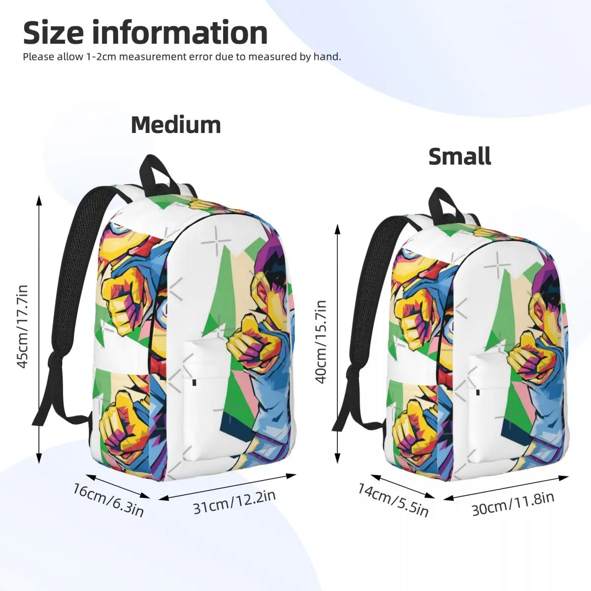 حقيبة ظهر قماشية بسيطة وأنيقة للأطفال من المحققين