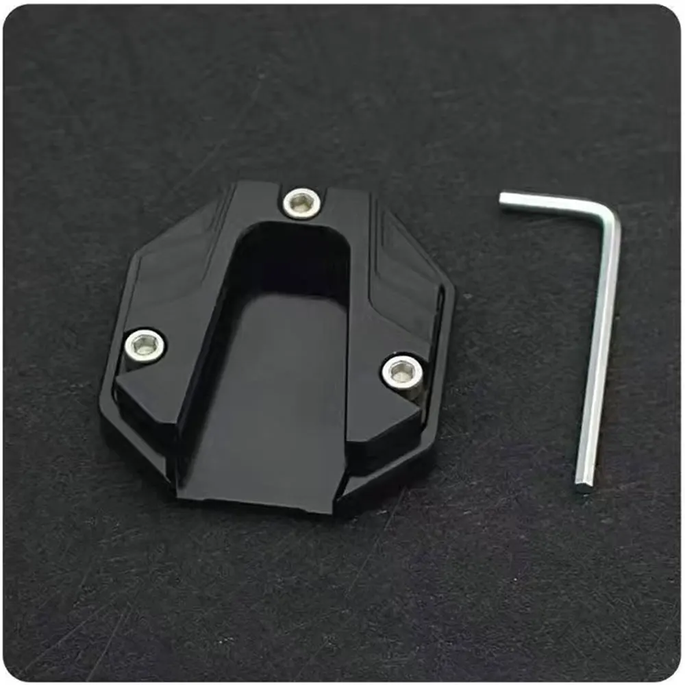 

Подставка для мотоцикла из алюминиевого сплава, удлинитель для вездехода, поддержка подставки для ног, нескользящая боковая подставка, увеличенное основание