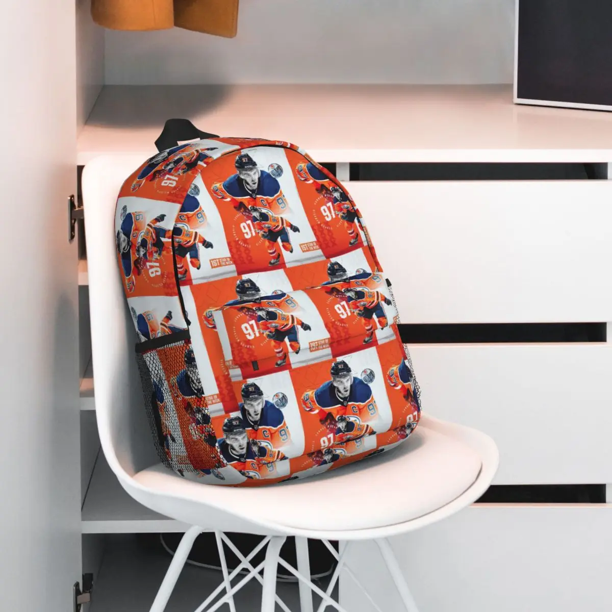 Connor McDavid Backpack Hot Sale Daypack Large Capacity Boys Girls BookBag Shoulder Bags for Men Women School Bag