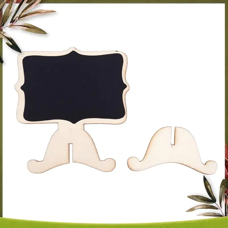 ABDW-50 Pcs Mini Wooden Small Wedding Blackboard Message Table Number Chalkboard
