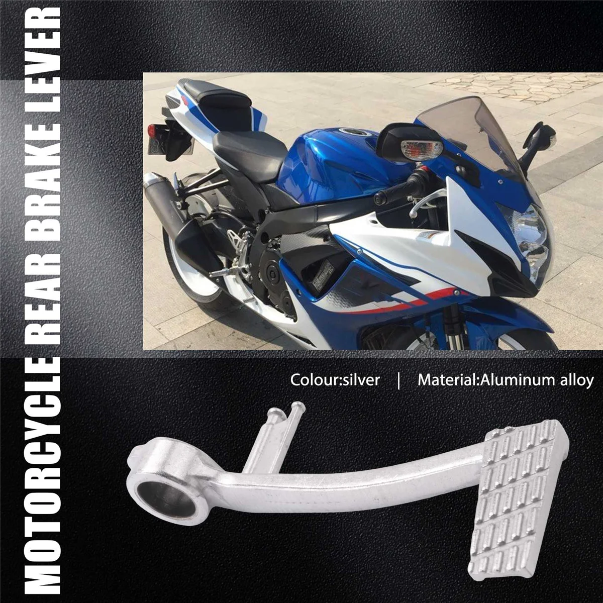 Motorcycle Rear Brake Lever Shift Lever Pedal for Suzuki GSXR600 GSXR750 GSXR 600 750 2006-2010 GSXR1000 2005-2015