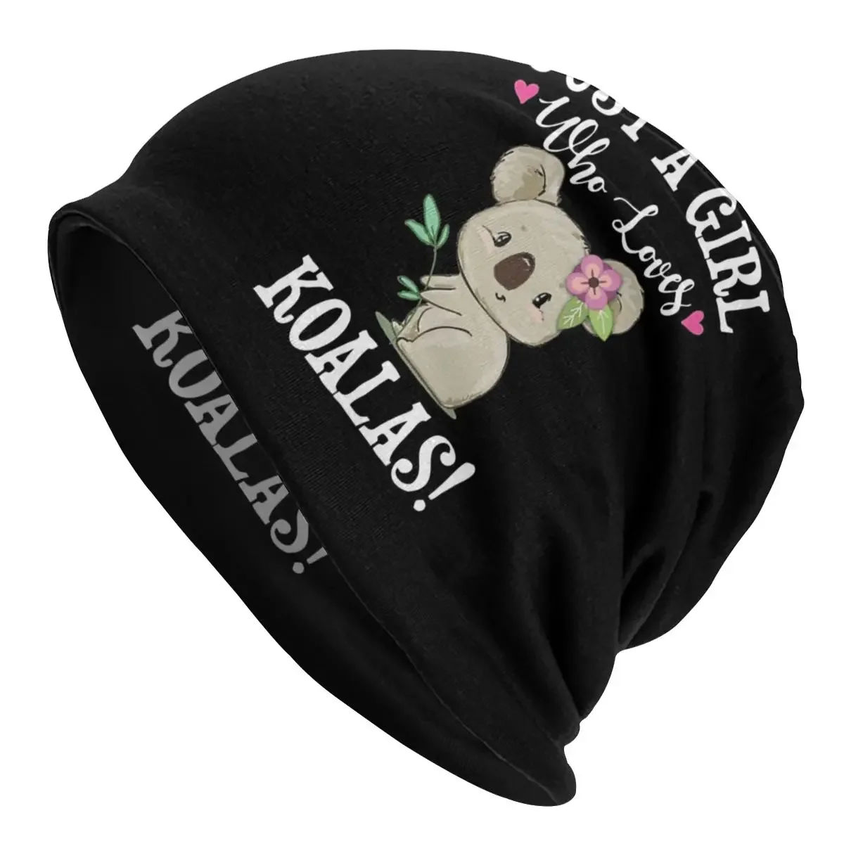 Animal Koala Girl Bonnet Hat Hip Hop Autumn Winter Skullies Beanies Bear Kawaii s for Men Women Knitted  Warm Dual-use Cap