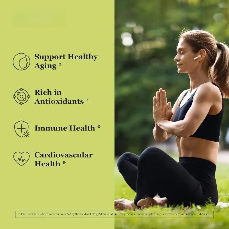 Resveratrol 600mg Capsule- Supports Healthy Aging - Rich in Antioxidants Tiger Cane
